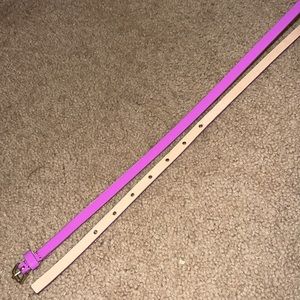 J Crew purple belt